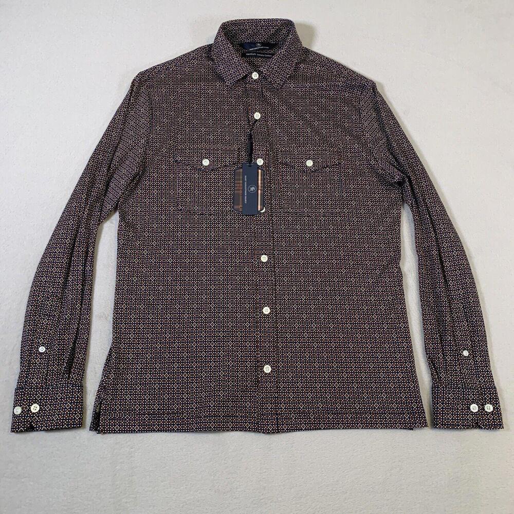 Hart Schaffner Marx Shirt Mens Small HartSoft Luxury Cotton Long Sleeve NEW